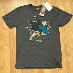 NHL Official San Jose Sharks T-Shirt-Men’s Medium